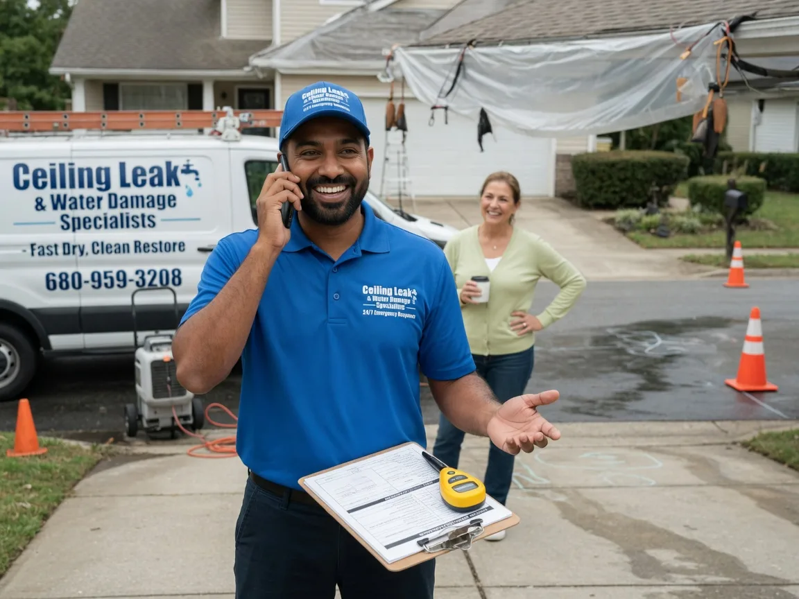 Ceiling Leak Cleanup Rocky Hill, NJ FAQs